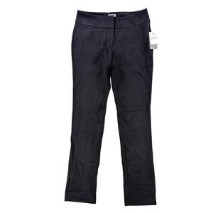 Vince Camuto Dress Pants Womens 2 Black Ponte Ankle Pull On Stretch Work Office